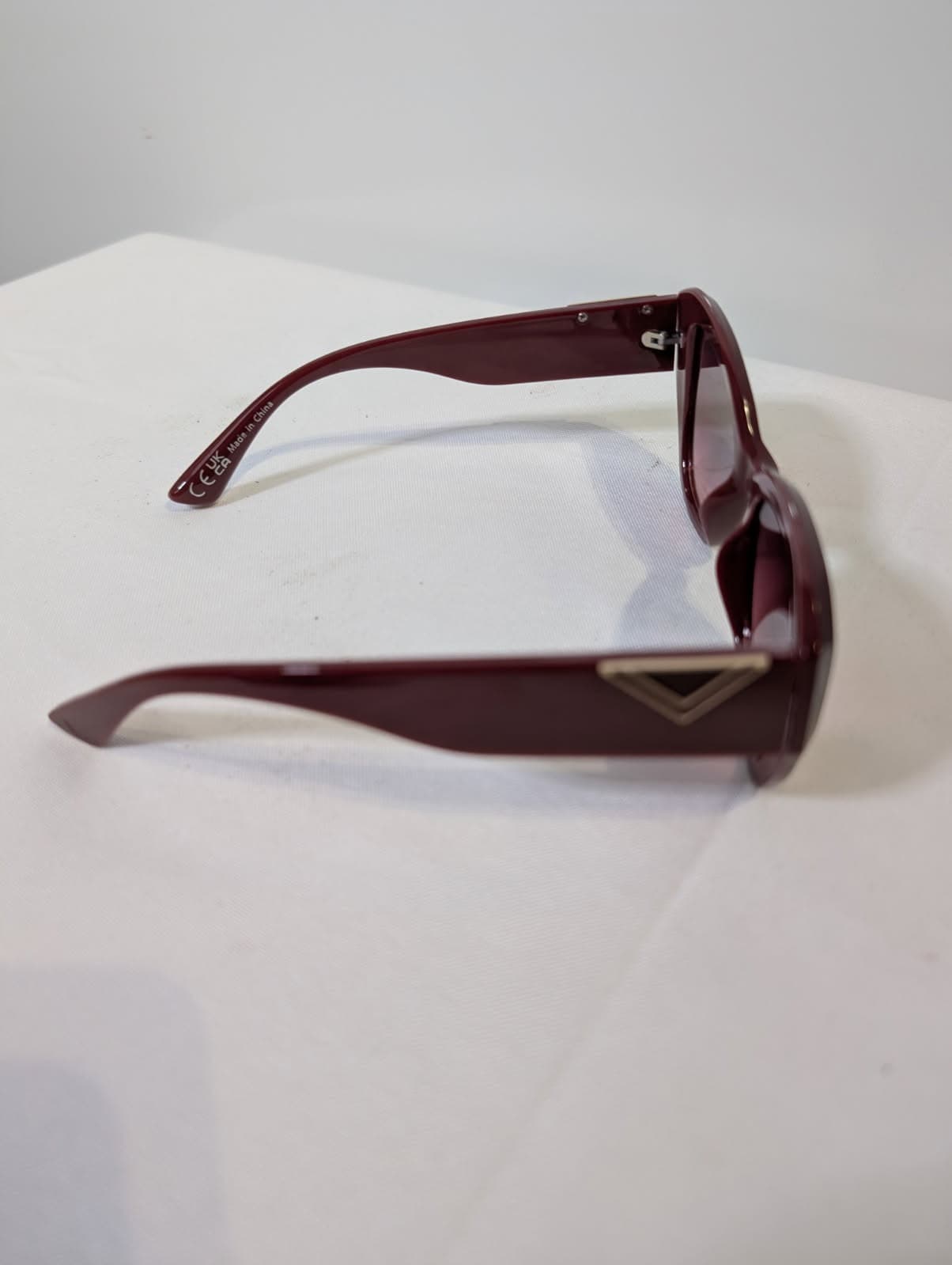 ALDO Cat Eye Sunglasses Burgundy — photo 2 of 5