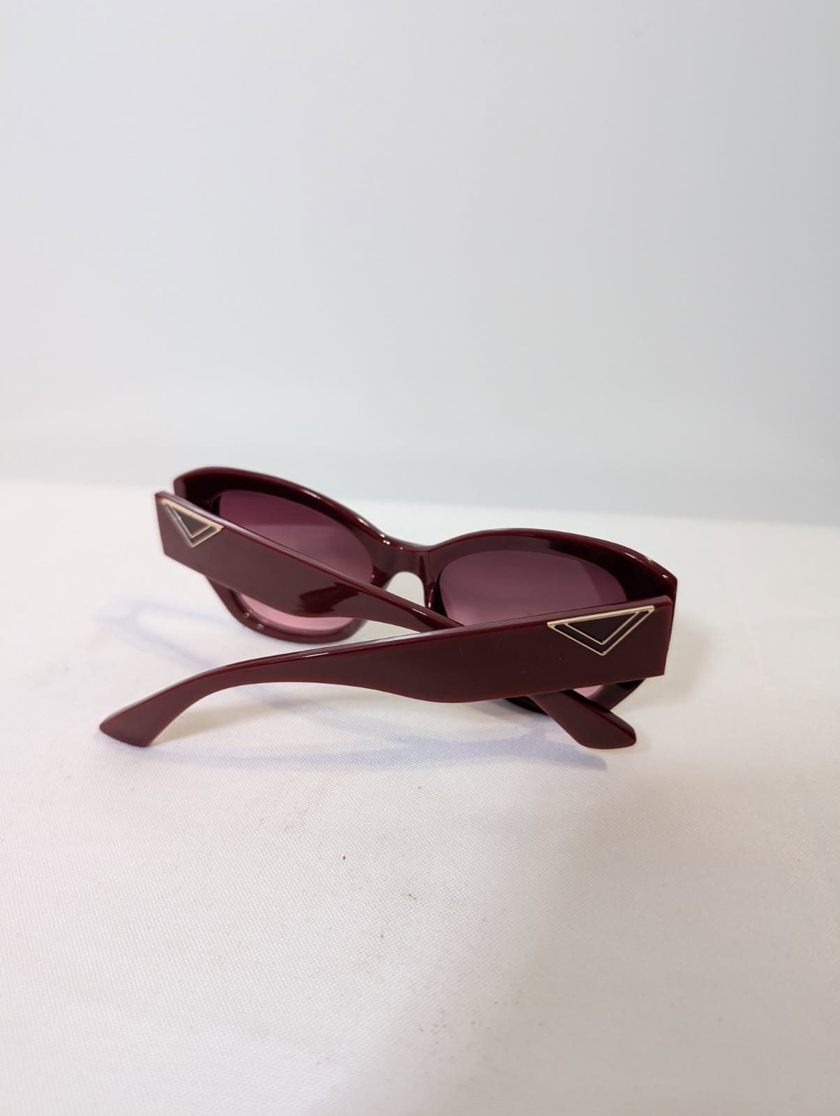 ALDO Cat Eye Sunglasses Burgundy — photo 3 of 5