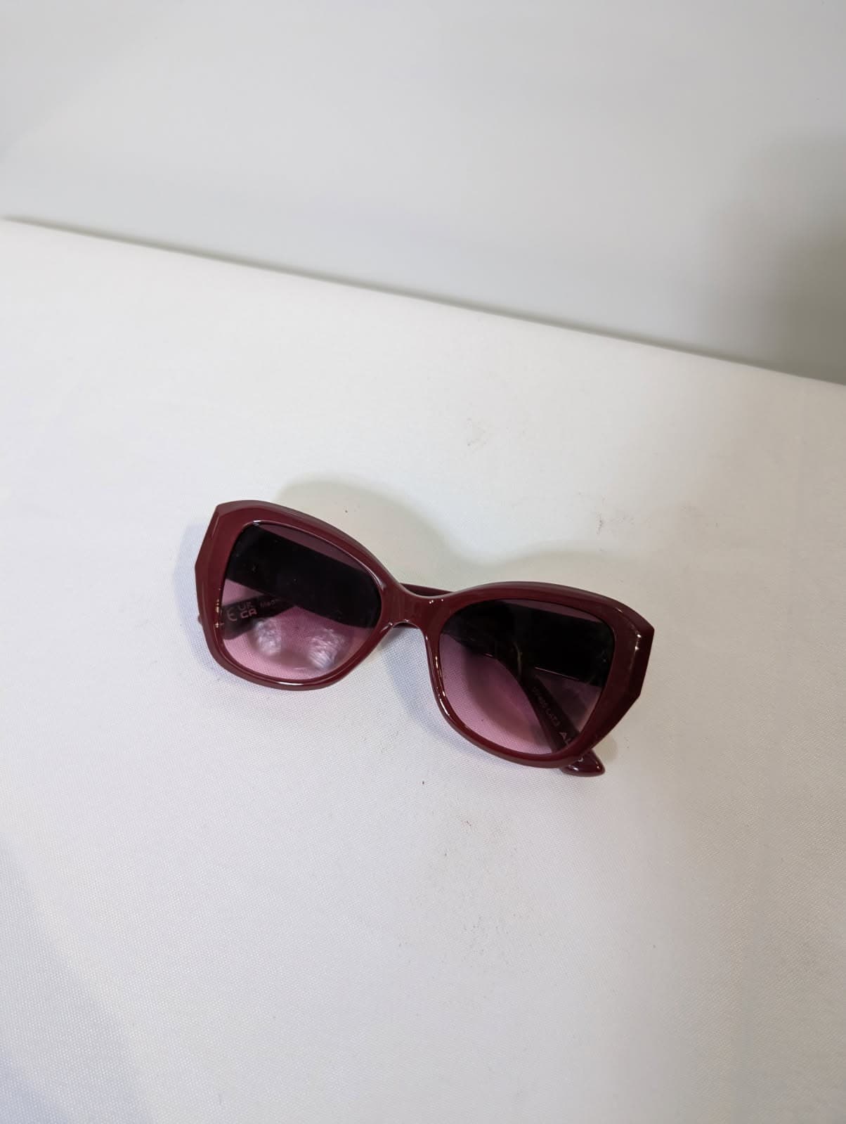 ALDO Cat Eye Sunglasses Burgundy — photo 4 of 5