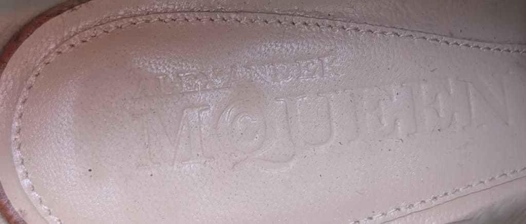 Alexander McQueen Olive Canvas & Brown Leather Peep Toe Stiletto Boots EU 38 — photo 7 of 7
