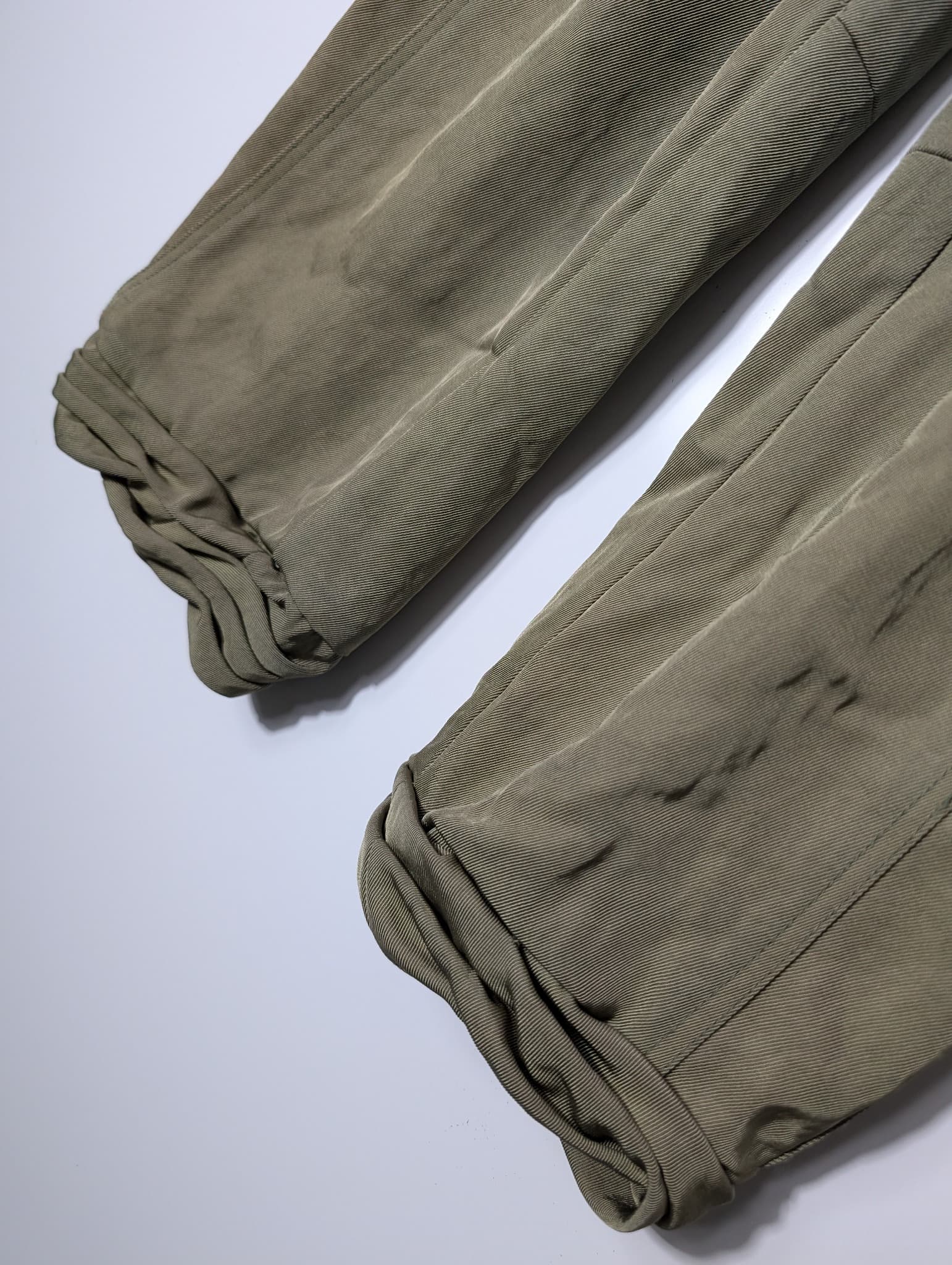 Alexander Wang Paneled Trousers Olive Green Women's Size 4 — photo 3 of 13