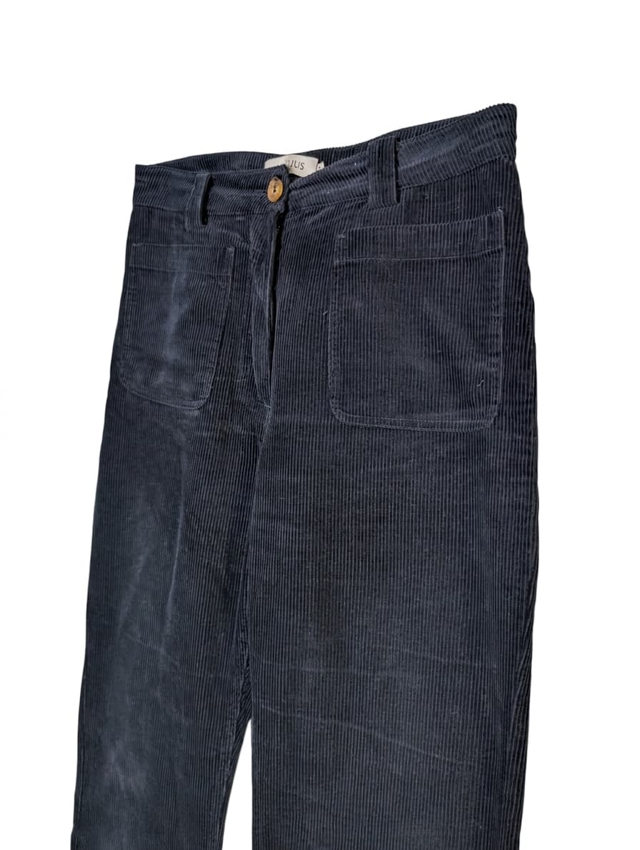 Amelius Corduroy Pants - Navy Blue Women's Size 10 — photo 2 of 6
