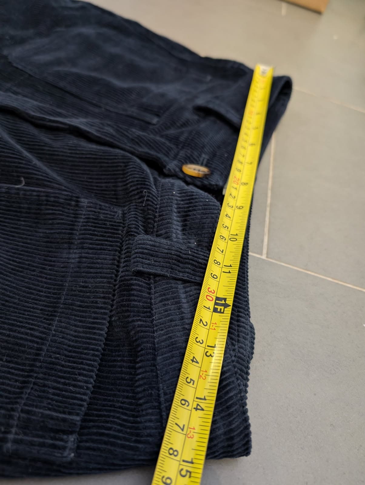 Amelius Corduroy Pants - Navy Blue Women's Size 10 — photo 4 of 6