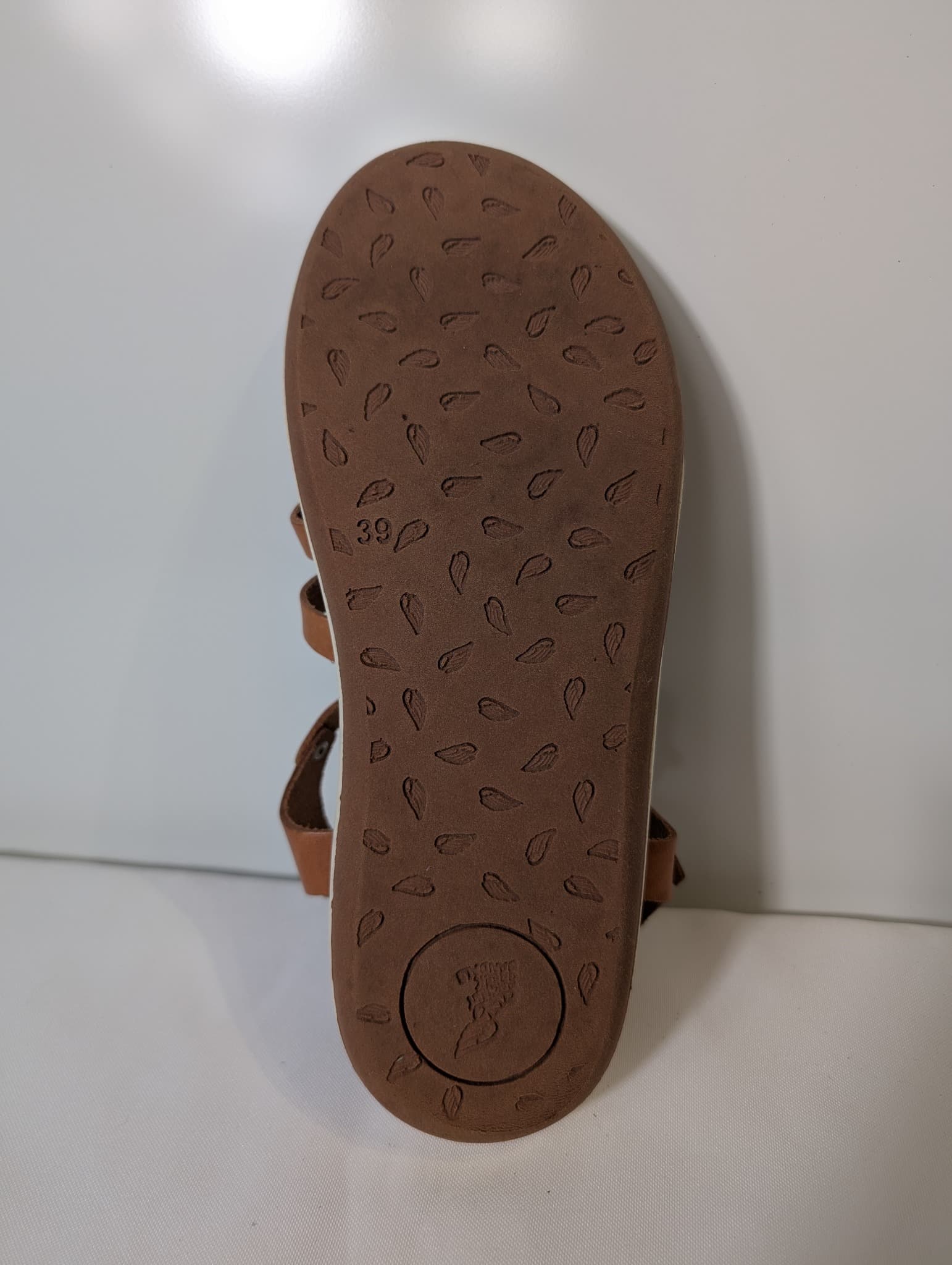 Ancient Greek Sandals Gladiator Sandals Brown Leather Size 39 — photo 7 of 8