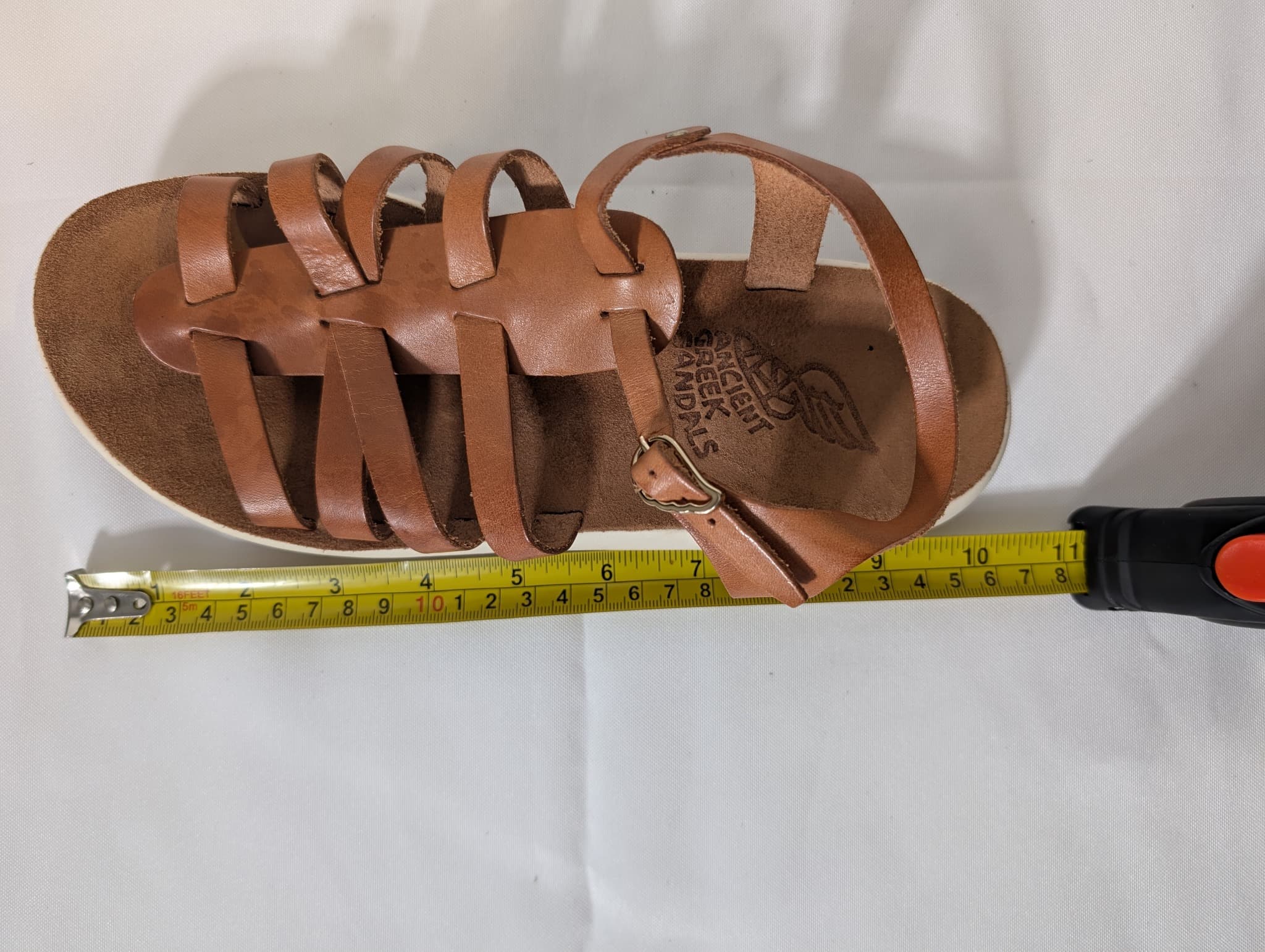 Ancient Greek Sandals Gladiator Sandals Brown Leather Size 39 — photo 8 of 8