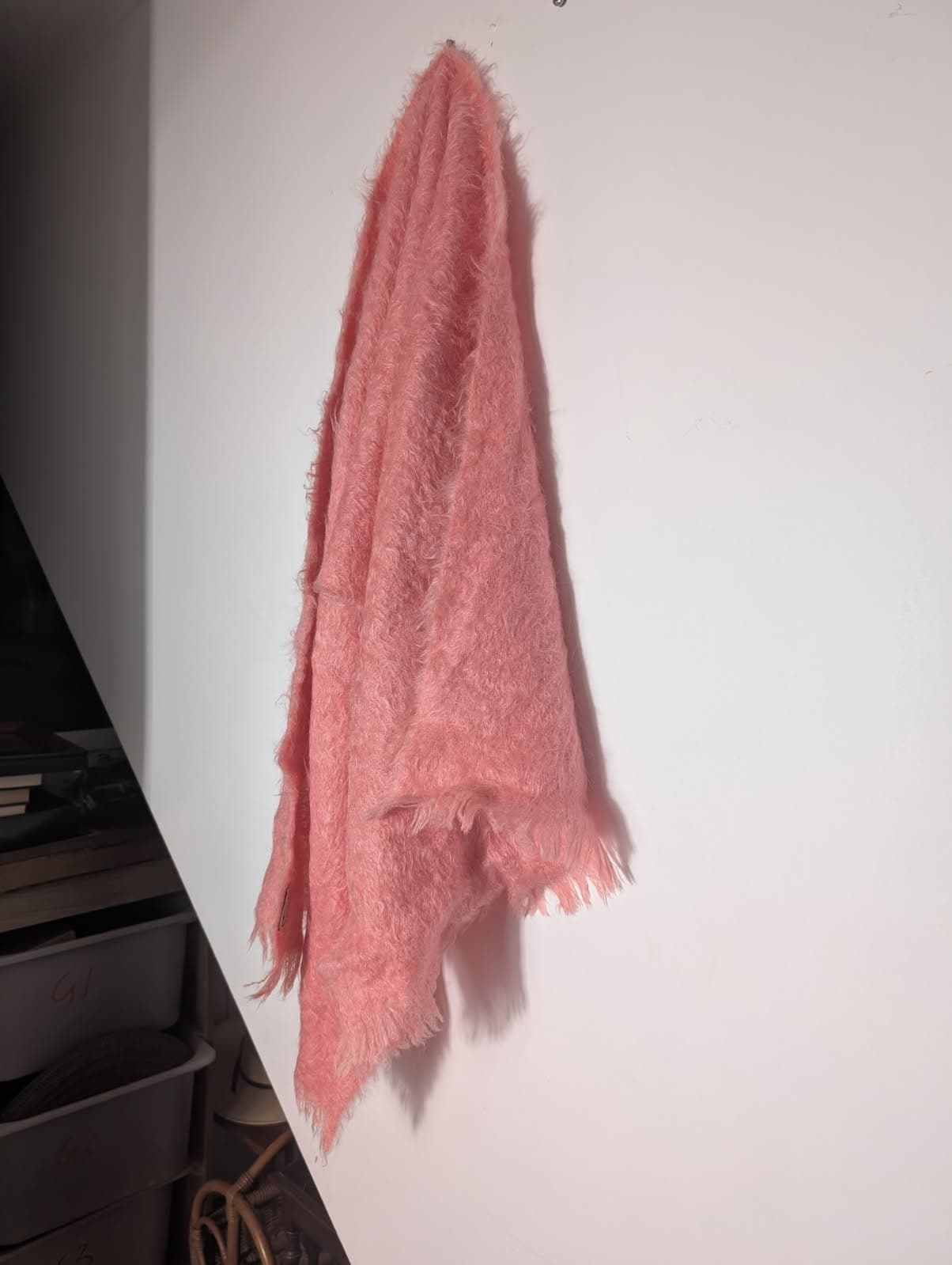 Andrew Stewart Pink Mohair Scarf - Made In Scotland — photo 3 of 6