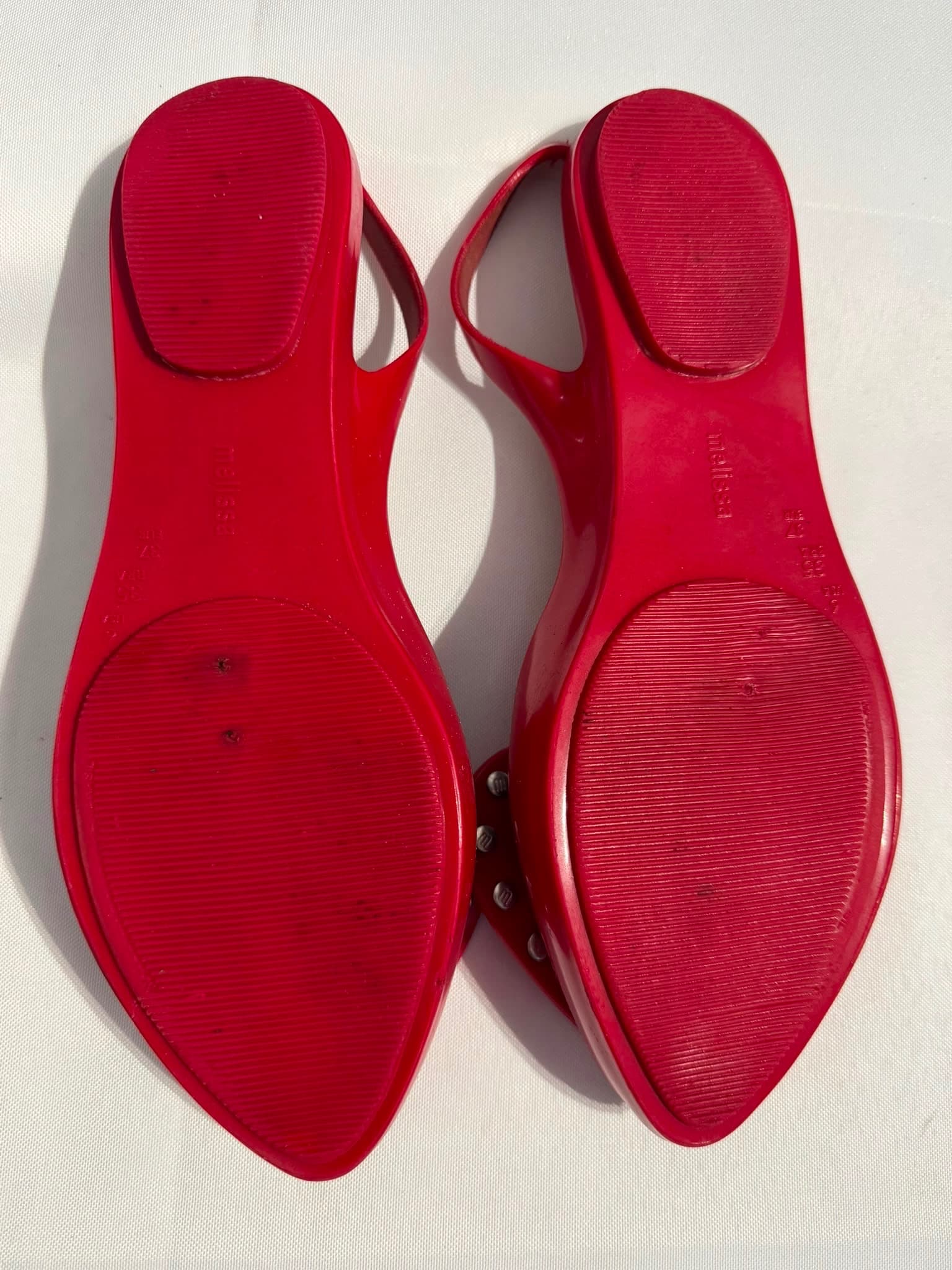 Anglomania + Melissa Zen Girl Heart Flats - Red EU 37 — photo 4 of 5