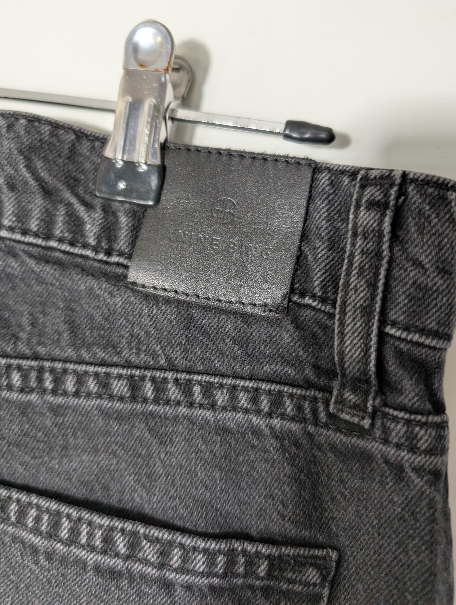 ANINE BING Tyler Jeans Washed Black Size 29 — photo 5 of 8