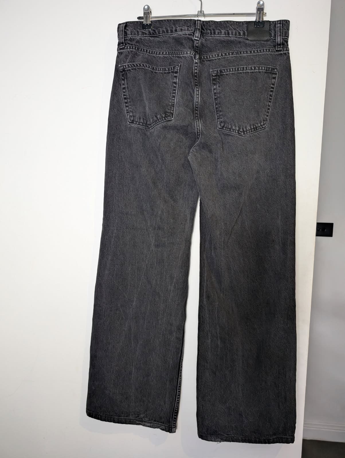 Anine Bing Tyler Jeans Washed Black Straight Leg Size 29 — photo 5 of 6