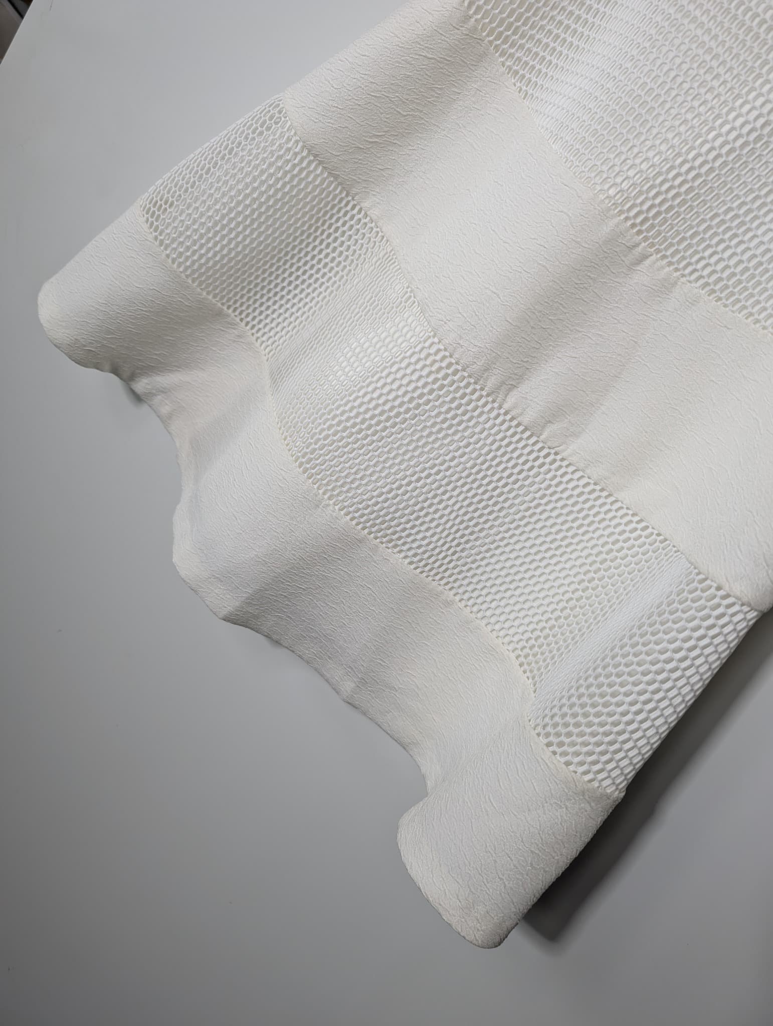 Ann Taylor Fit and Flare Dress White Sleeveless Textured Mesh Panel Size 6 — photo 3 of 7