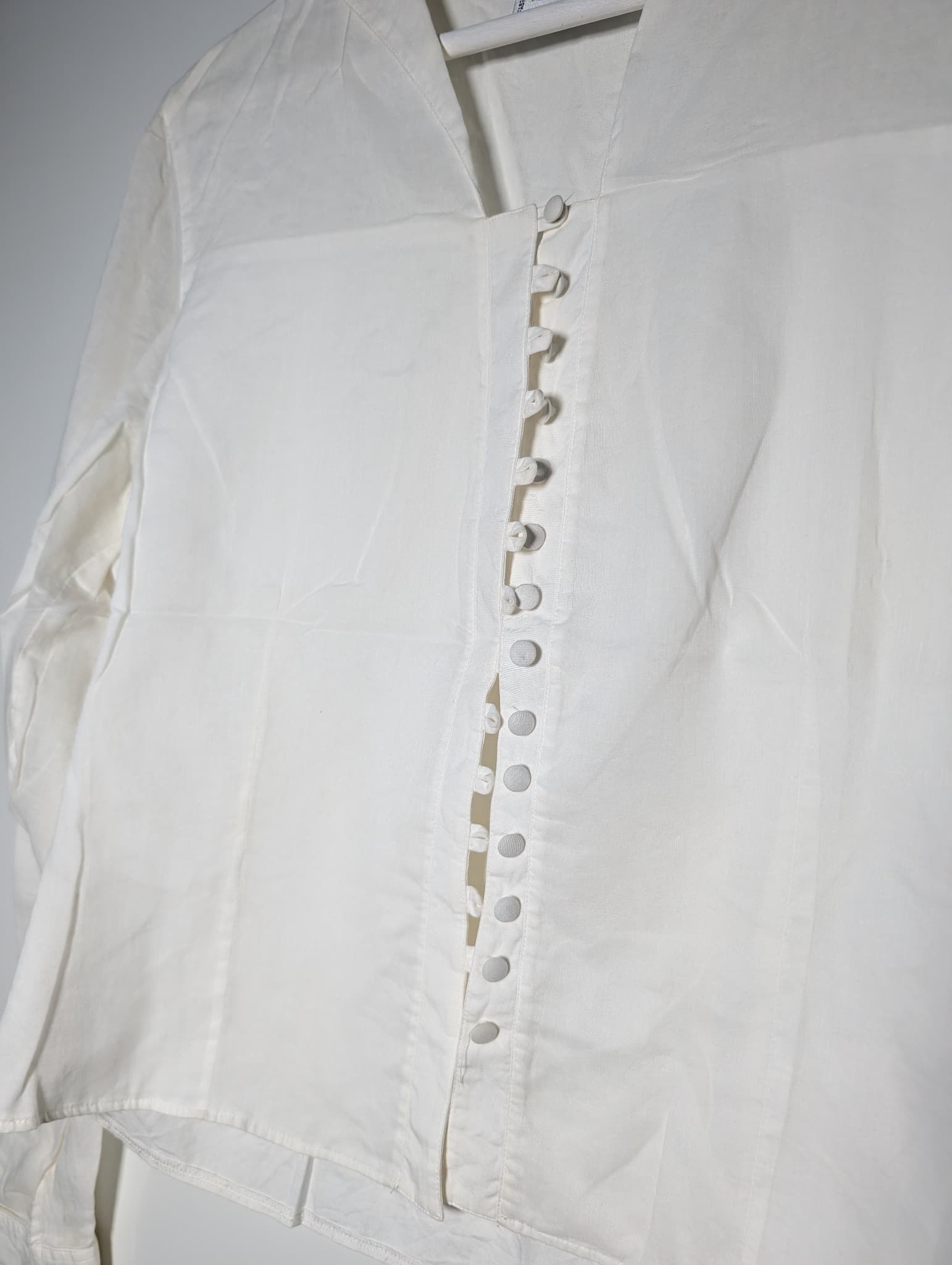 Anne Fontaine Button-Down Blouse White Size 4 — photo 2 of 7