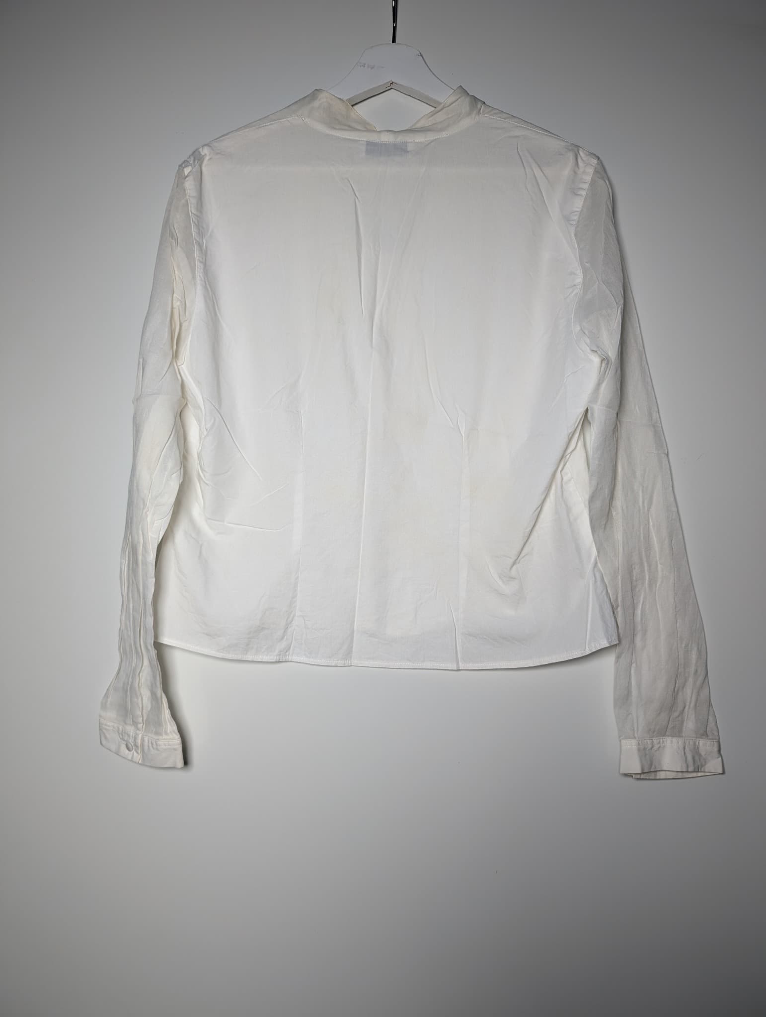 Anne Fontaine Button-Down Blouse White Size 4 — photo 4 of 7