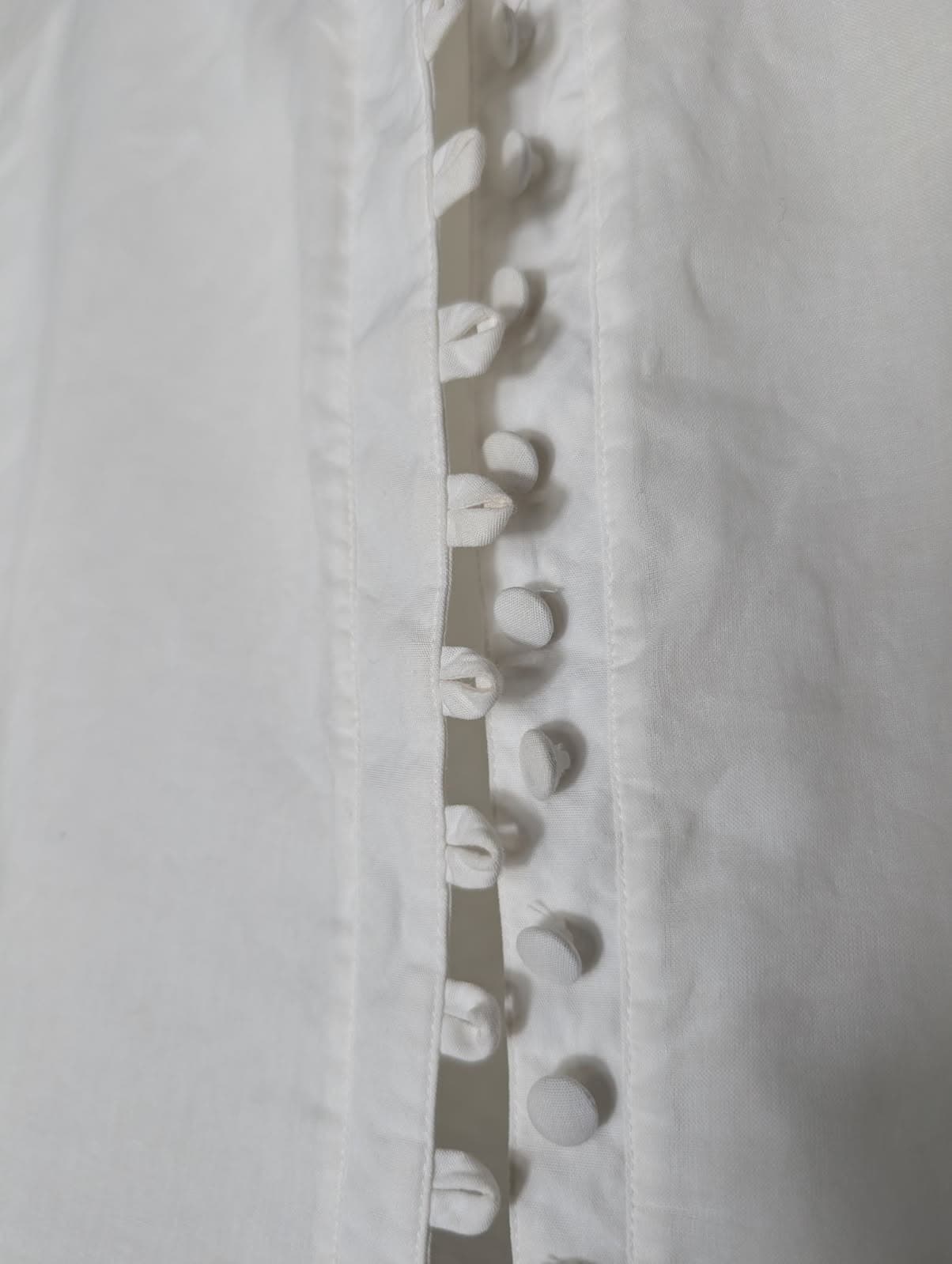 Anne Fontaine White Cotton Blouse - Made In France — photo 5 of 5