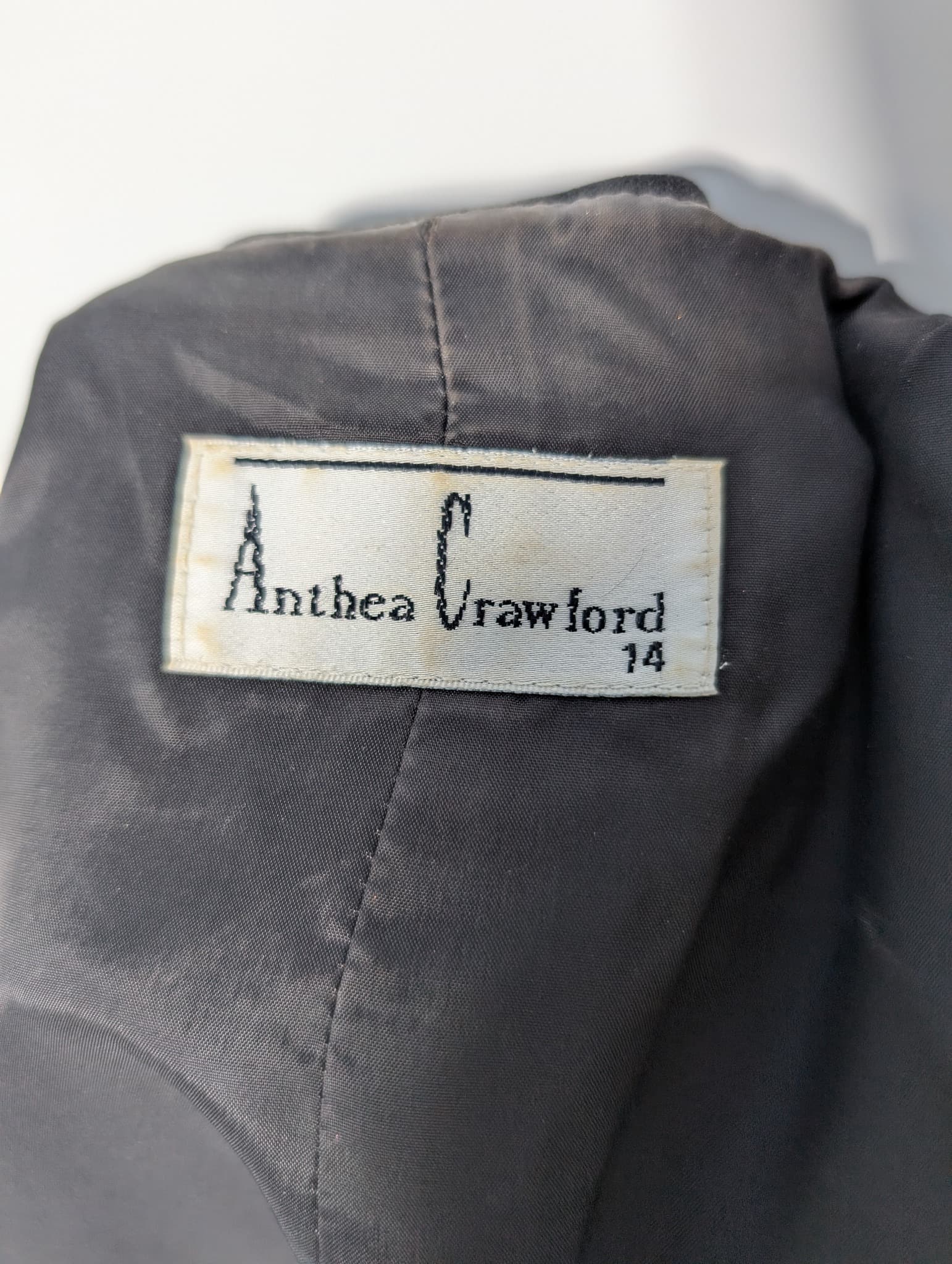 Anthea Crawford Blazer Jacket Black Women's Size 14 — photo 4 of 11