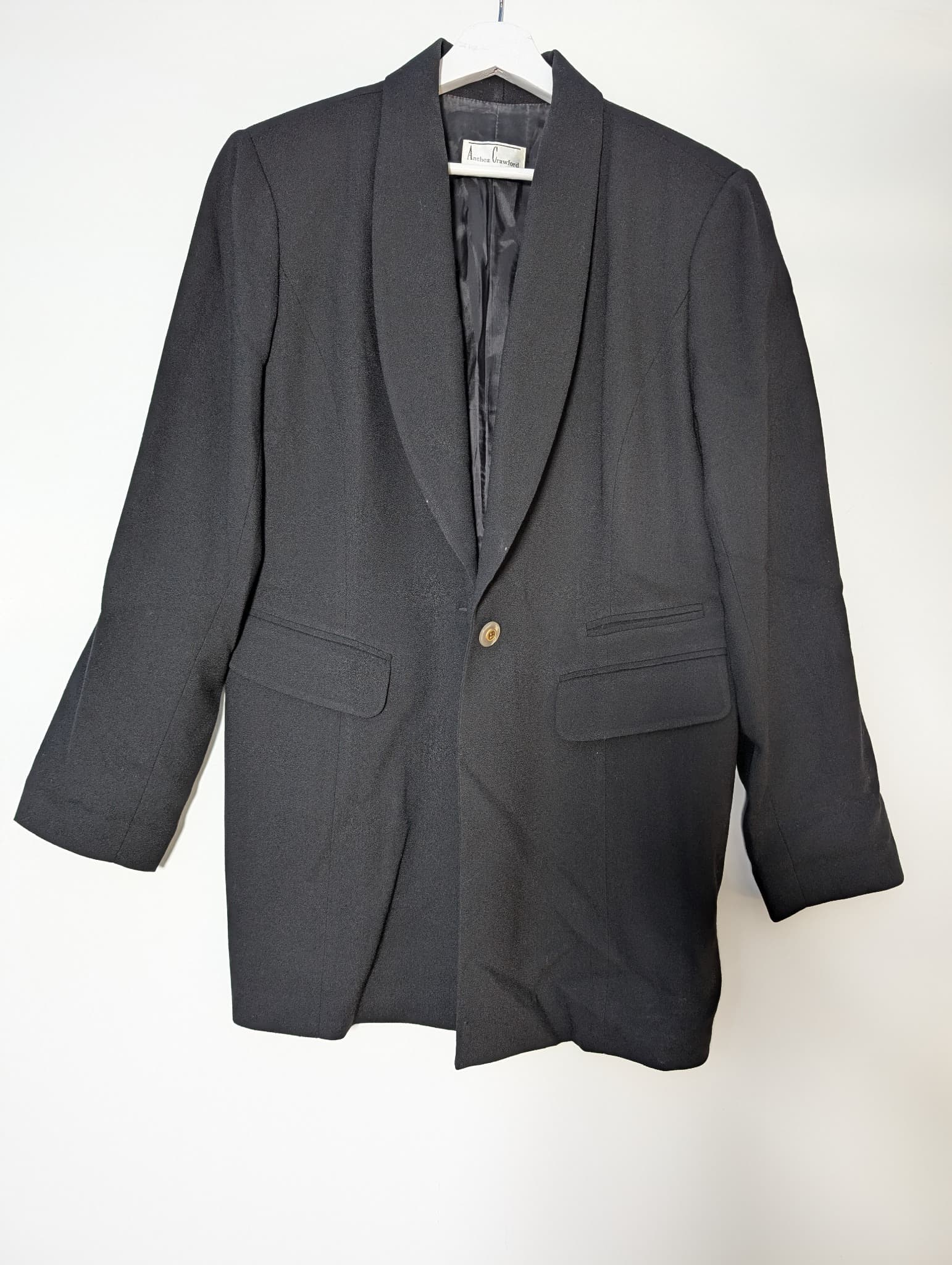 Anthea Crawford Blazer Jacket Black Women's Size 14 — photo 7 of 11