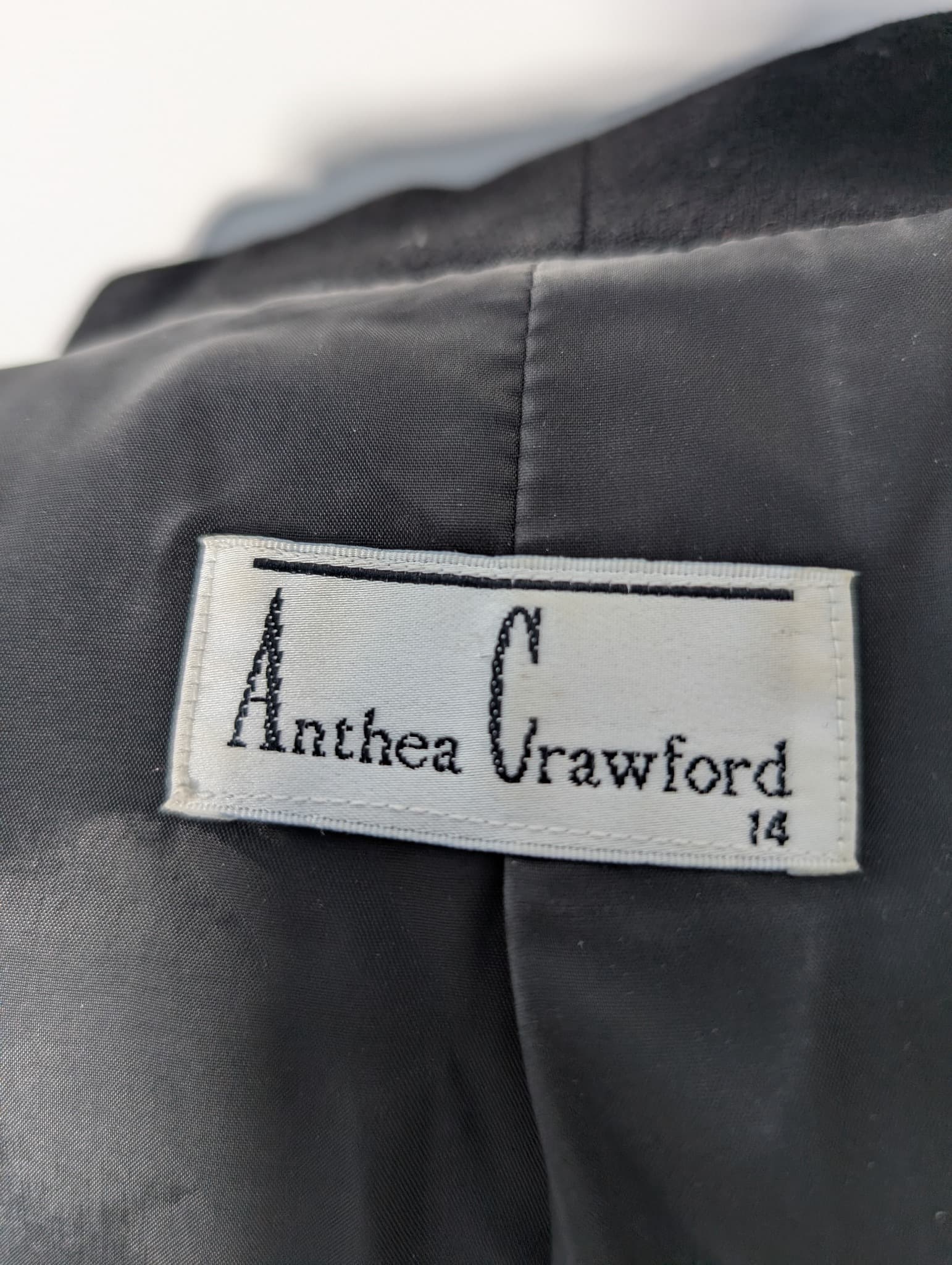 Anthea Crawford Blazer Jacket Black Women's Size 14 — photo 9 of 11