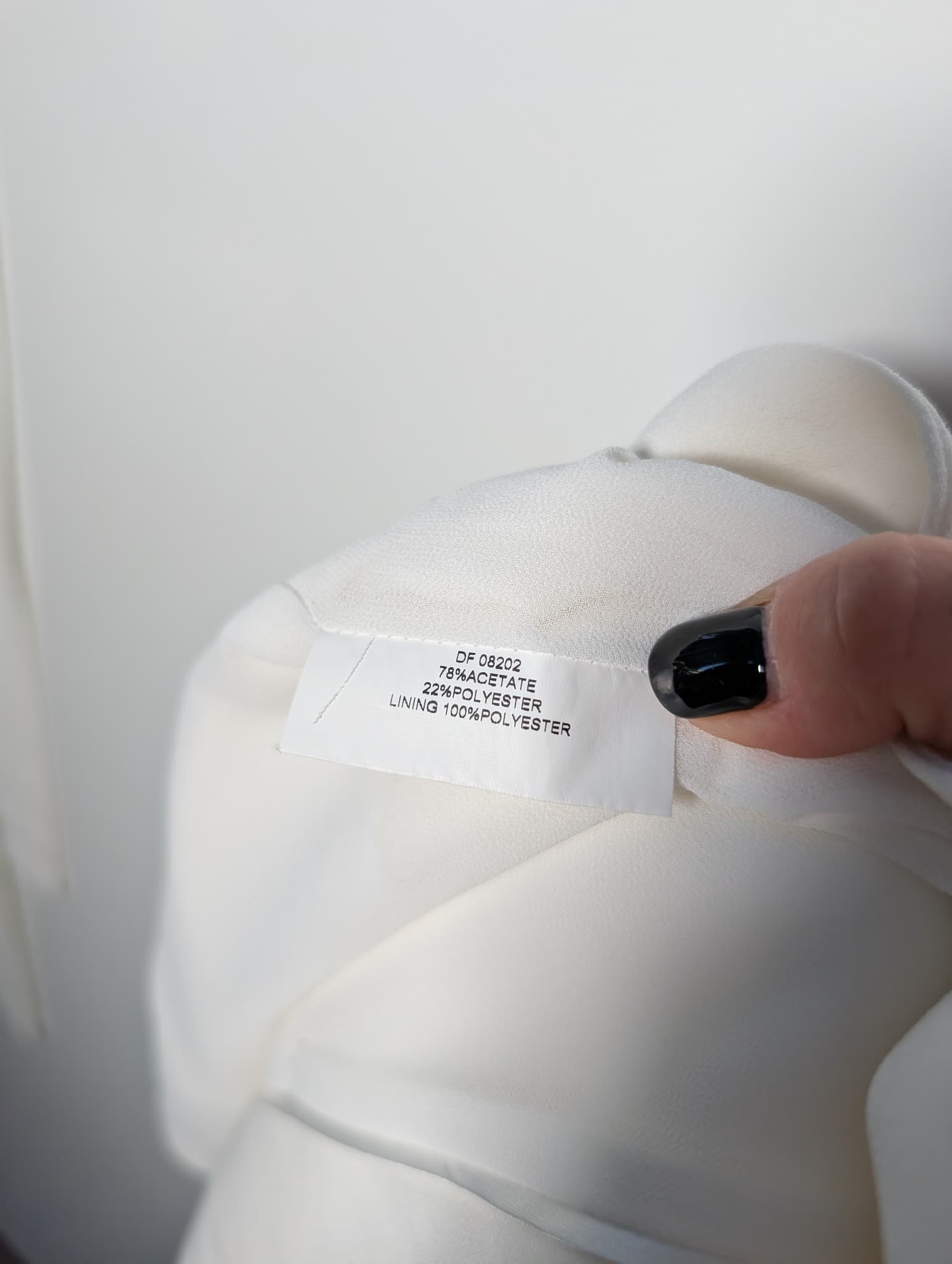 Anthea Crawford Crepe Blazer White Size 16 — photo 8 of 8