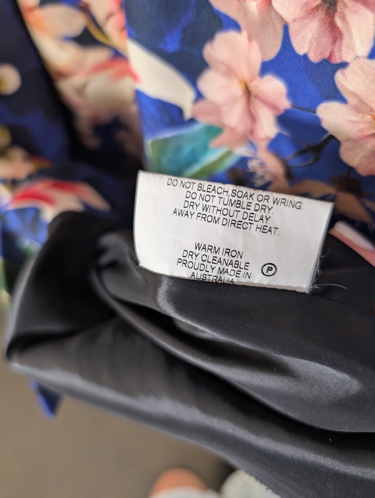 Anthea Crawford Floral Print Pencil Dress - Blue Size 18 — photo 4 of 7