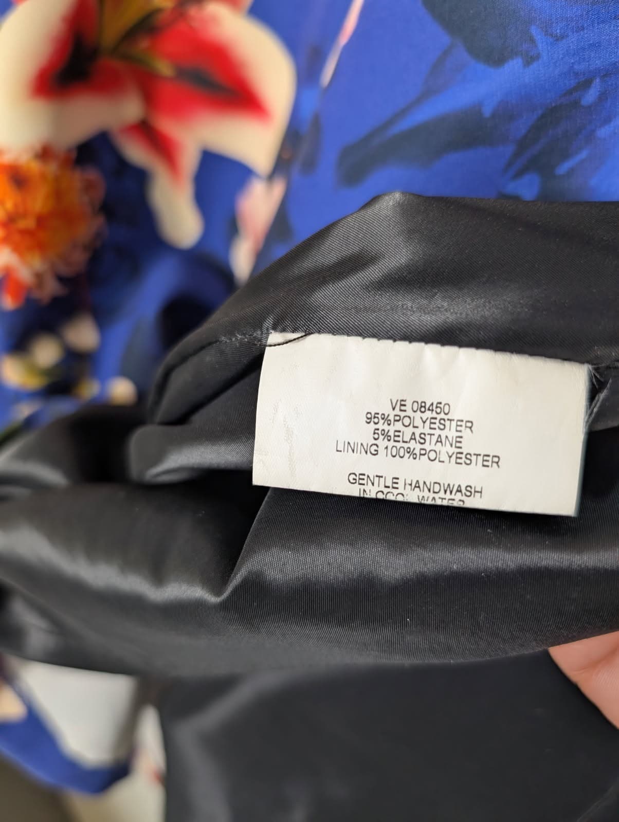 Anthea Crawford Floral Print Pencil Dress - Blue Size 18 — photo 7 of 7