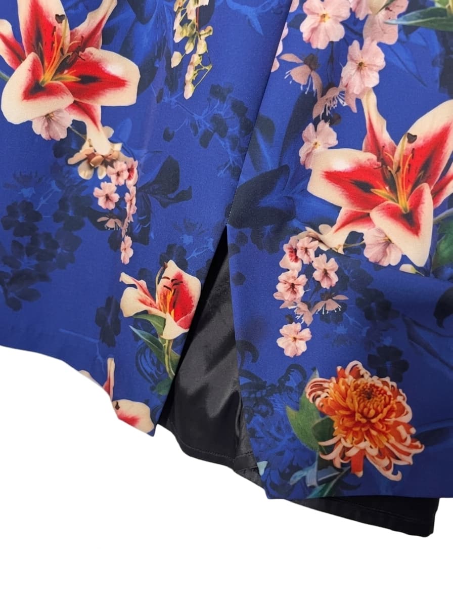 Anthea Crawford Floral Print Pencil Dress - Blue Size 18 — photo 3 of 7