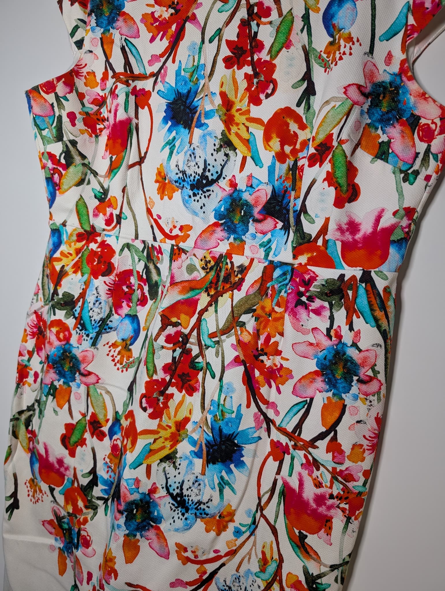 Anthea Crawford Floral Print Sheath Dress Size 18 — photo 3 of 8