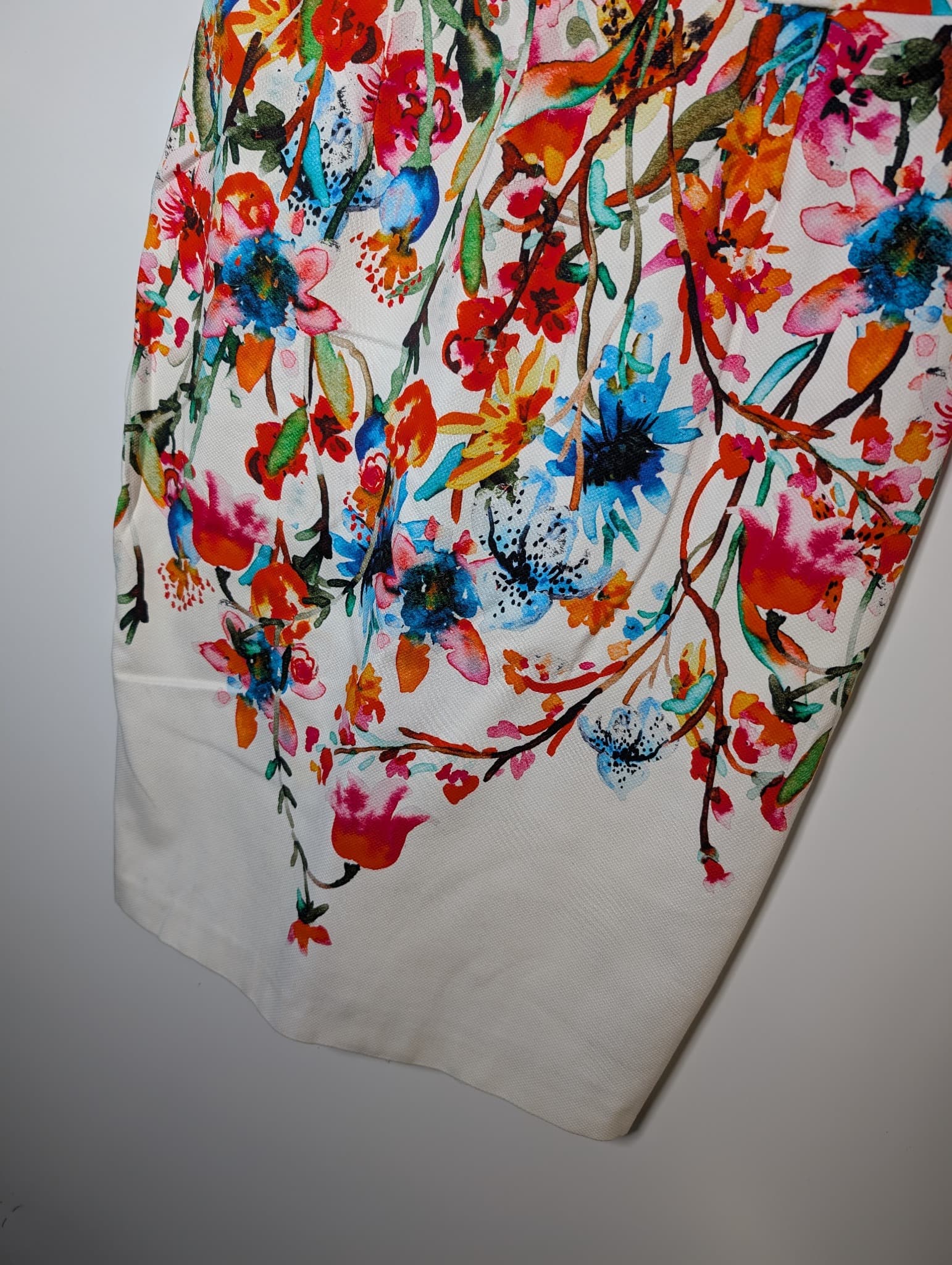 Anthea Crawford Floral Print Sheath Dress Size 18 — photo 4 of 8