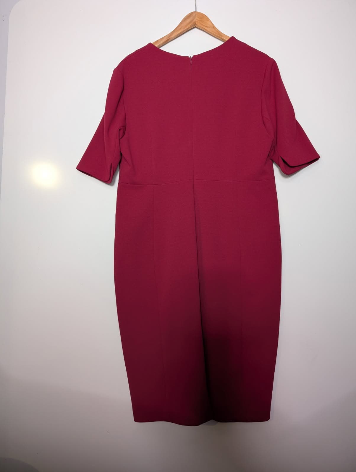 Anthea Crawford Magenta Crepe Blazer - Women's Size 18 — photo 2 of 8