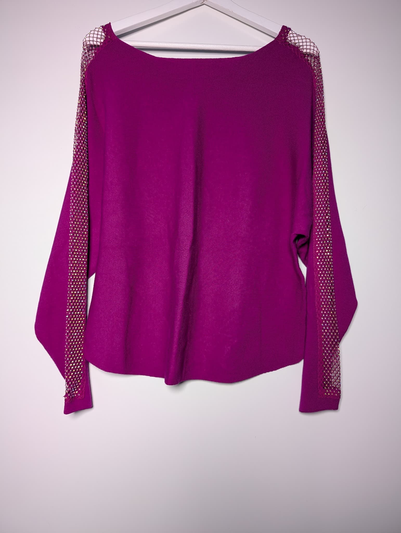 Anthea Crawford Ruffle Sleeve Blouse Burgundy Size 16 — photo 8 of 12