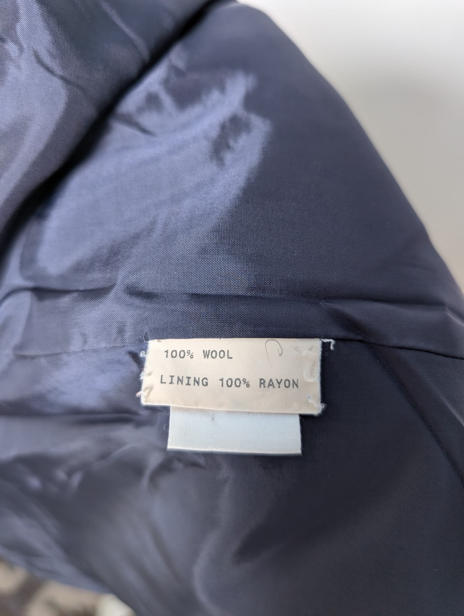 Anthea Crawford Wool Double-Breasted Blazer Navy Blue Women's AU 14 — photo 5 of 7