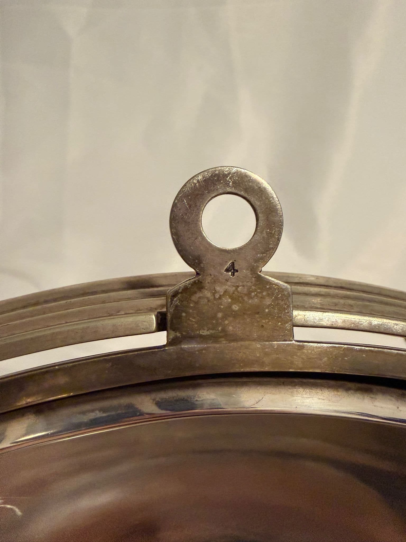 Antique Silver Plated Revolving Breakfast Dish Dome Food Warmer — photo 6 of 10
