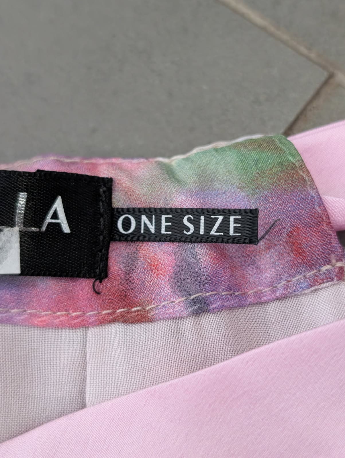 Arabella Couture Floral Chiffon Slip Dress - Pink Multi One Size — photo 6 of 8