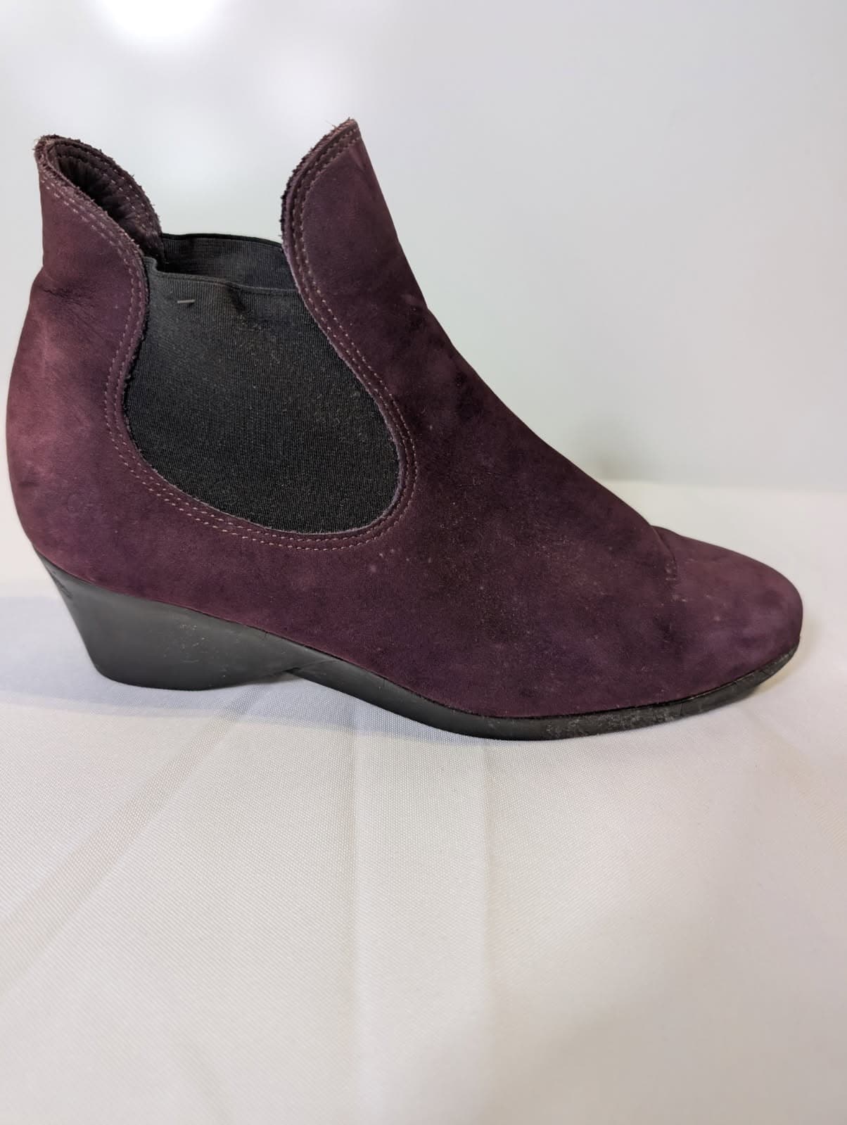 Arche Chelsea Boots - Burgundy Suede Women's EU 37 — photo 3 of 8