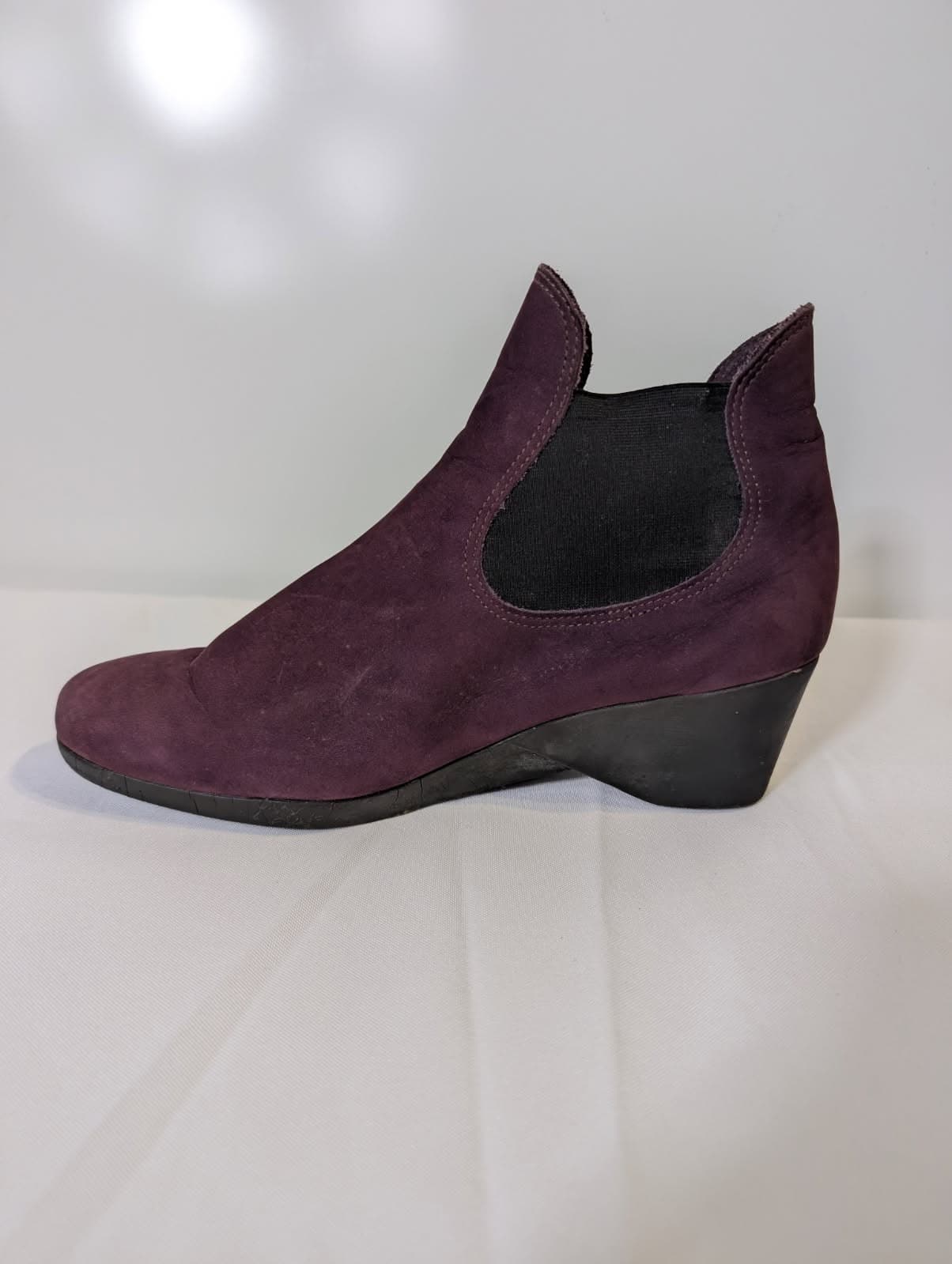 Arche Chelsea Boots - Burgundy Suede Women's EU 37 — photo 2 of 8