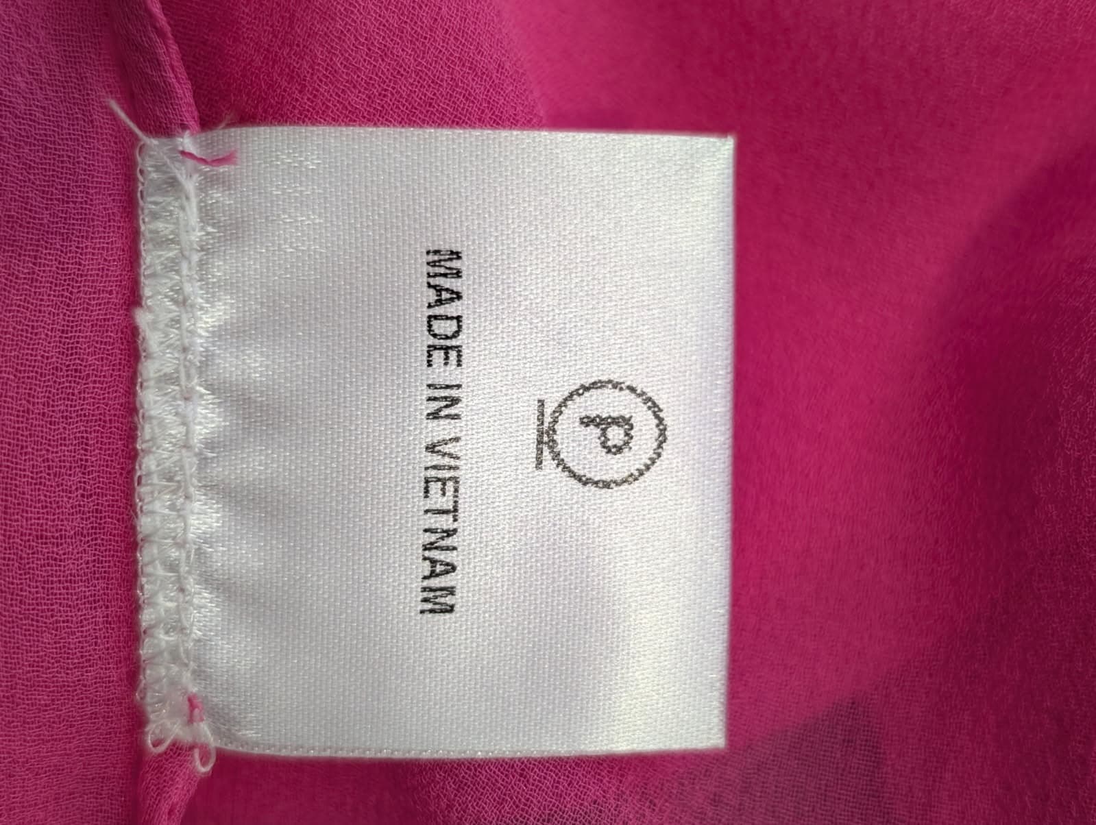 Arlington Milne Hot Pink Sheer Silk Blouse - Size M — photo 5 of 8