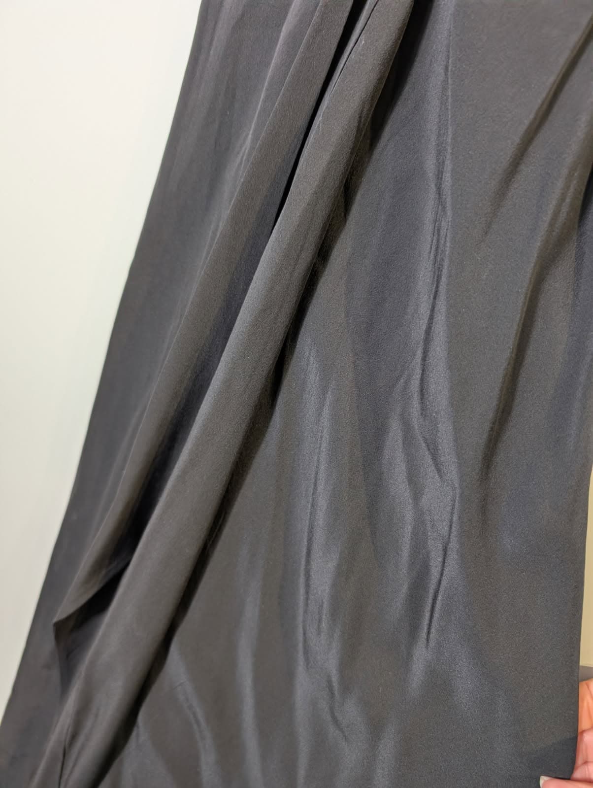 Arthur Galan AG Black Silk Evening Gown - Rope Detail Halter Neck — photo 3 of 7