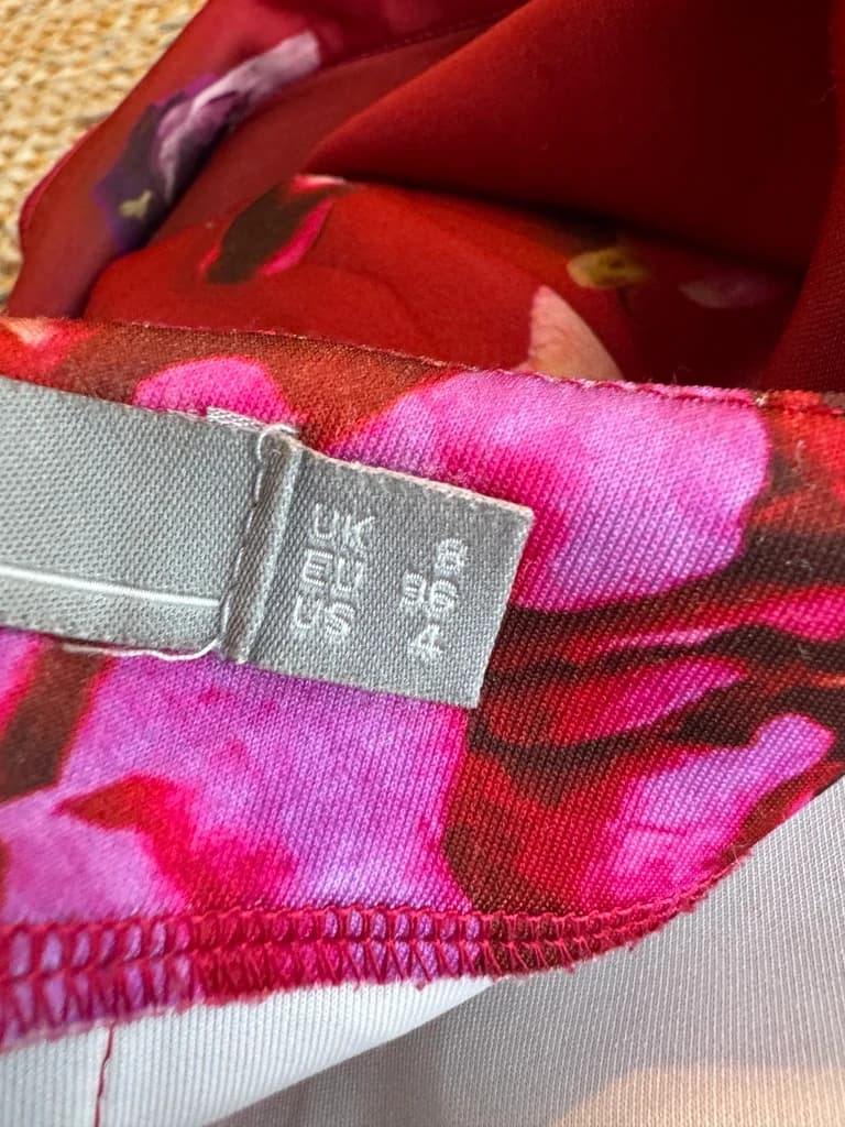 ASOS Red Floral Mini Skirt — photo 4 of 10