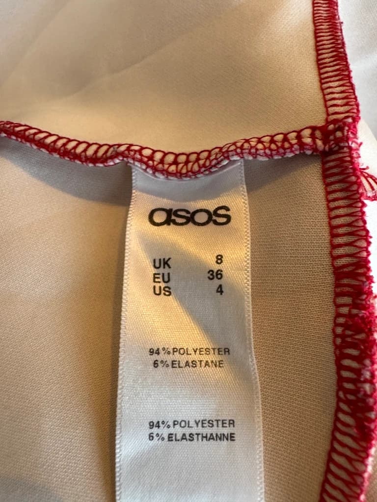 ASOS Red Floral Mini Skirt — photo 8 of 10