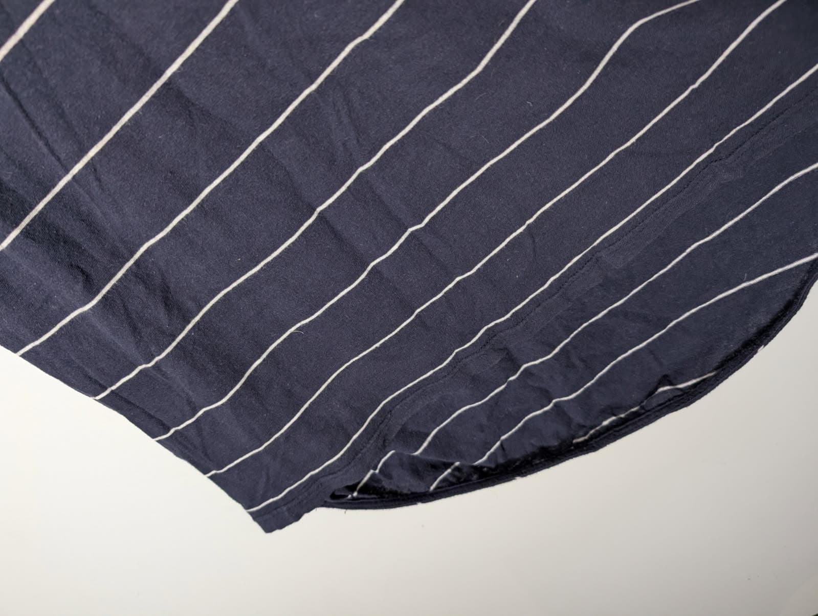Assembly Label Long Sleeve Striped T-Shirt Dress Navy White Size 6 — photo 2 of 7