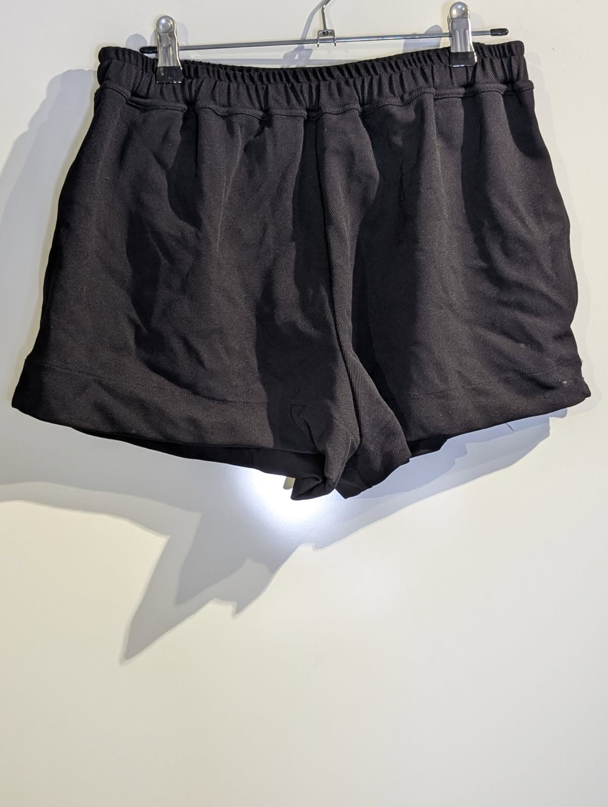 Assike Athletic Sweat Shorts - Black with White Side Stripe — photo 3 of 7