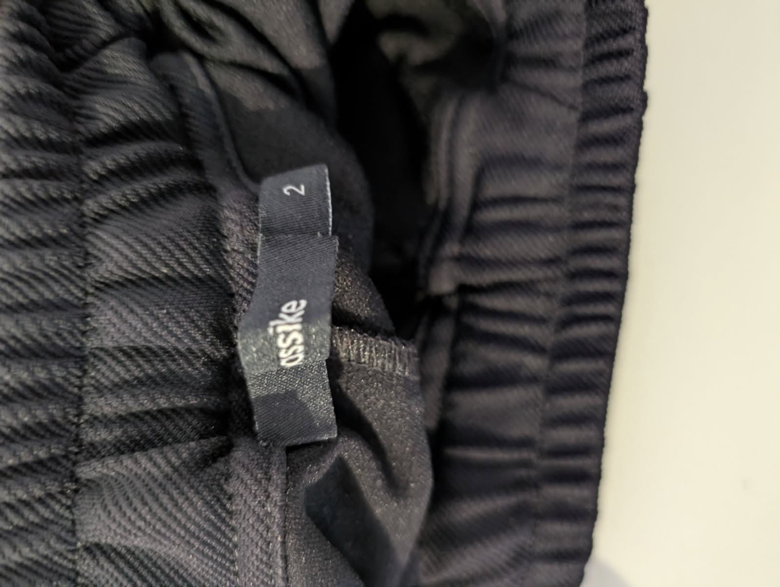 Assike Athletic Sweat Shorts - Black with White Side Stripe — photo 7 of 7