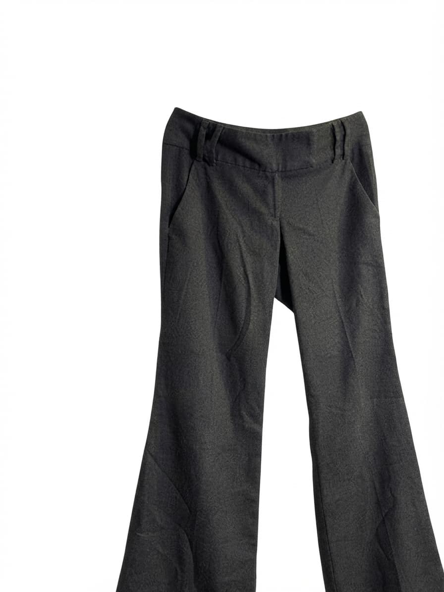 Atmosphere Low-Rise Flare Trousers Grey UK 8 — photo 1 of 6