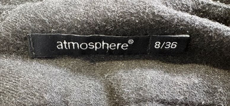 Atmosphere Low-Rise Flare Trousers Grey UK 8 — photo 4 of 6