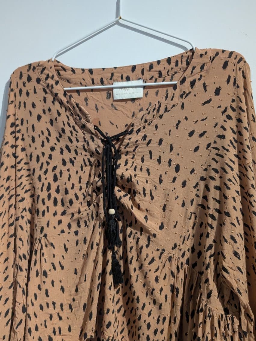Auguste Animal Print Oversized Kimono-Style Blouse - Women's AU 14 — photo 8 of 9