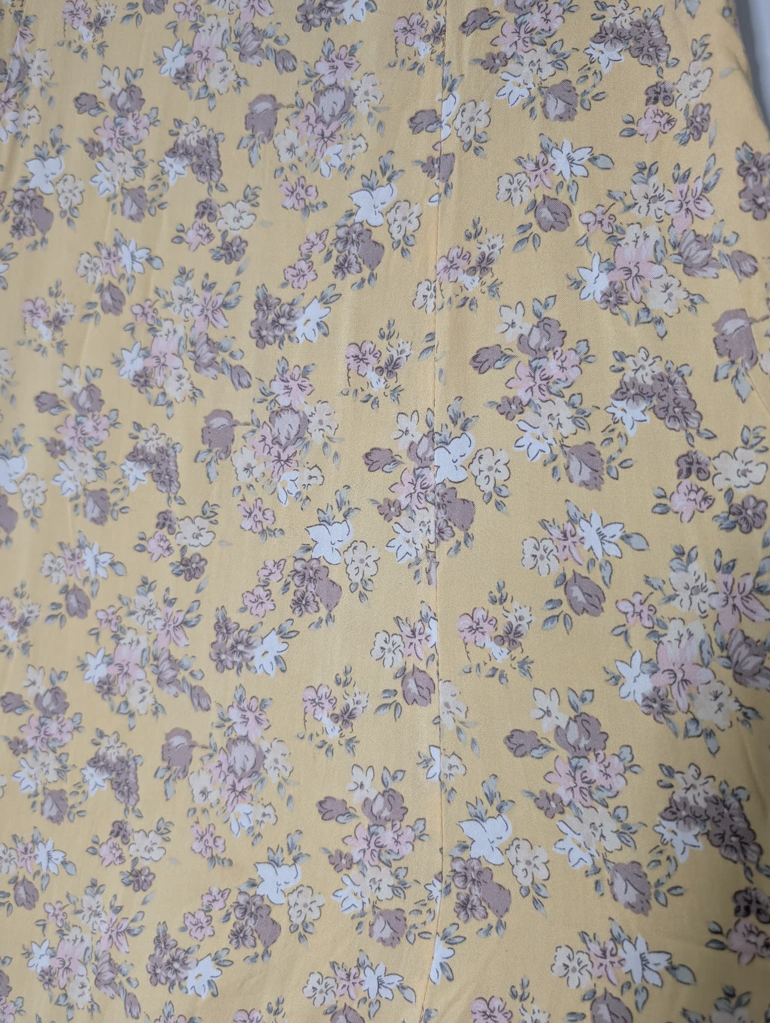 Auguste Floral Tiered Maxi Skirt Yellow AU 4 — photo 3 of 7