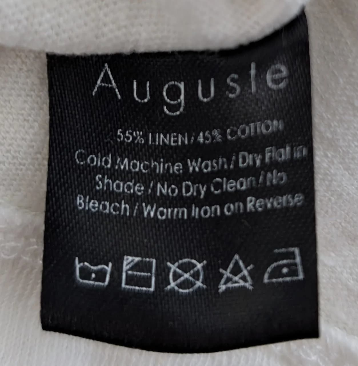 Auguste White Ringer T-Shirt with Mustard Yellow Trim — photo 4 of 6