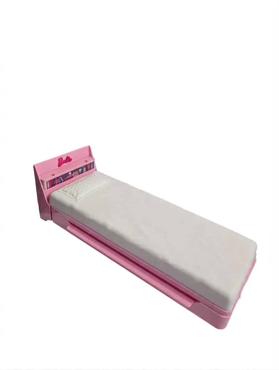 Barbie Doll Bed With Pull-Out Trundle Pink and White — photo 1 of 2