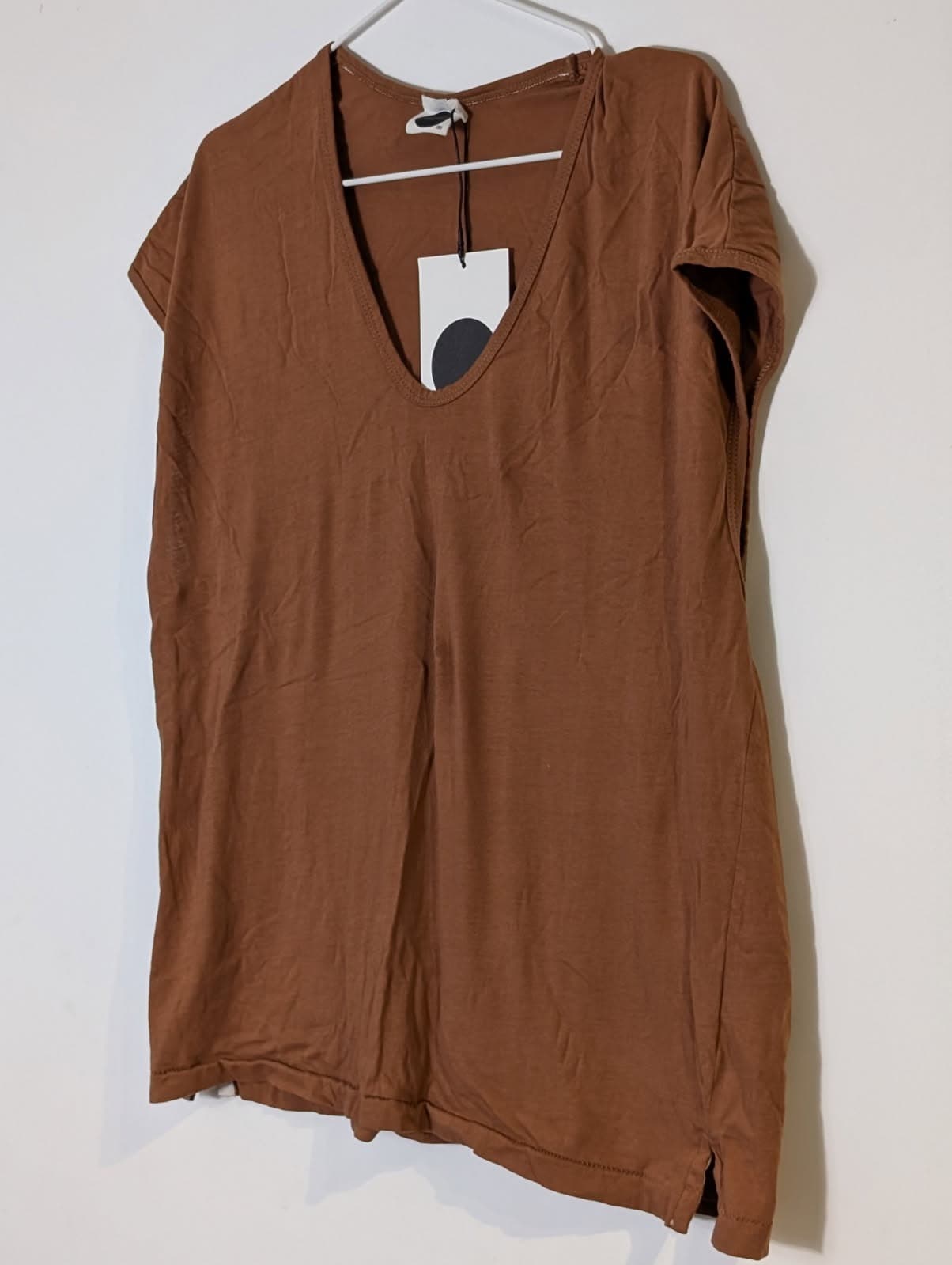 Baserange Omo Long Sleeve Tee - Organic Cotton Brown Size XS — photo 2 of 8