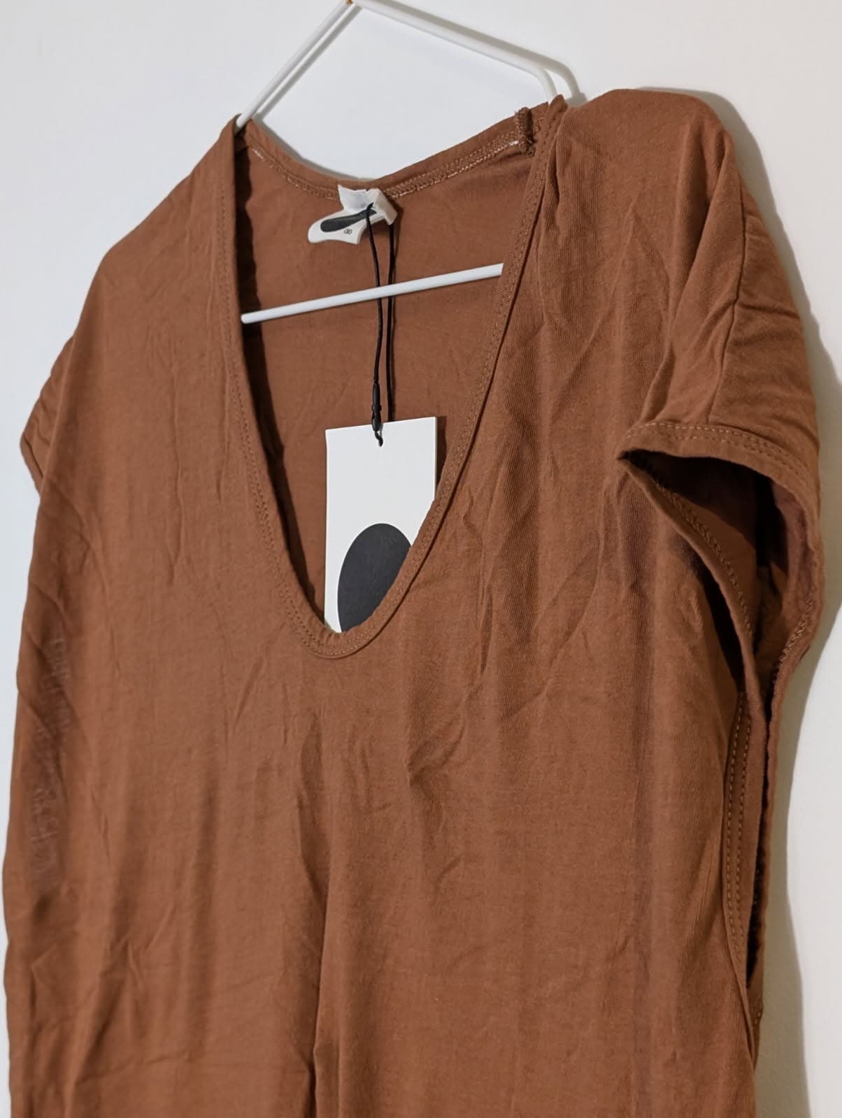 Baserange Omo Long Sleeve Tee - Organic Cotton Brown Size XS — photo 3 of 8