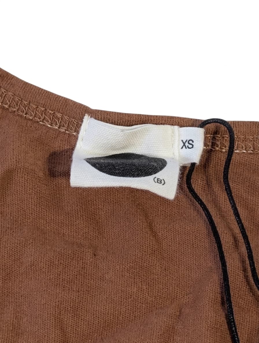 Baserange Omo Long Sleeve Tee - Organic Cotton Brown Size XS — photo 6 of 8
