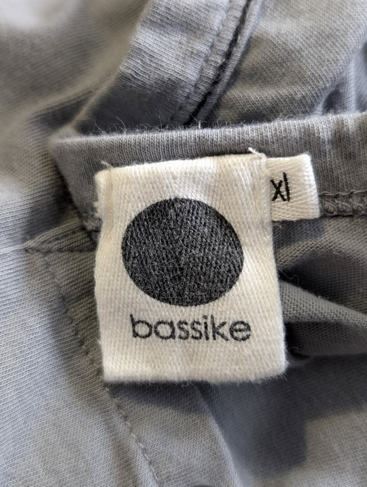 Bassike Men's Grey Cotton Pocket T-Shirt Size XL — photo 2 of 4